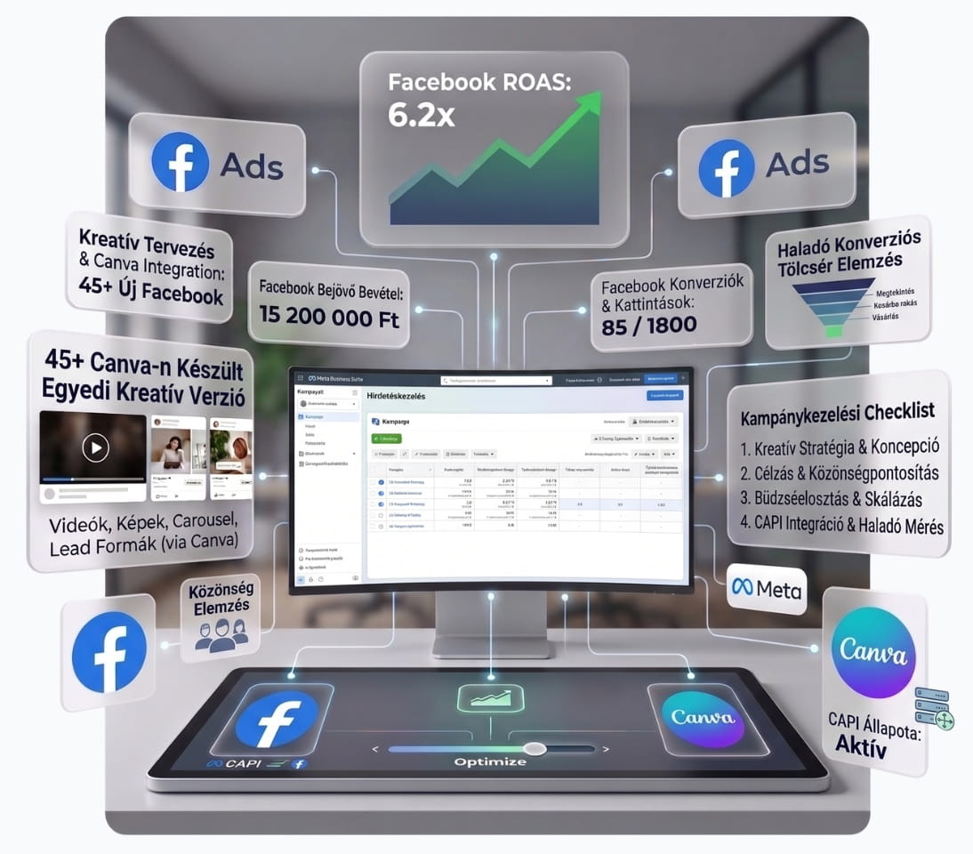 Facebook és meta hirdetéskezelés